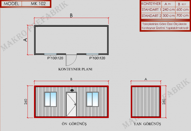 MK102 Konteyner