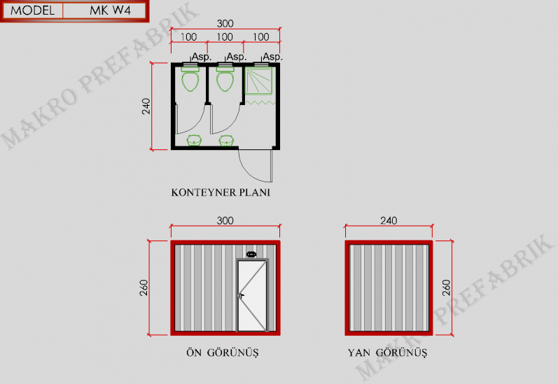 MK W4 Konteyner