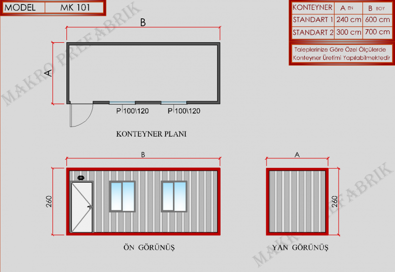 MK101 Konteyner