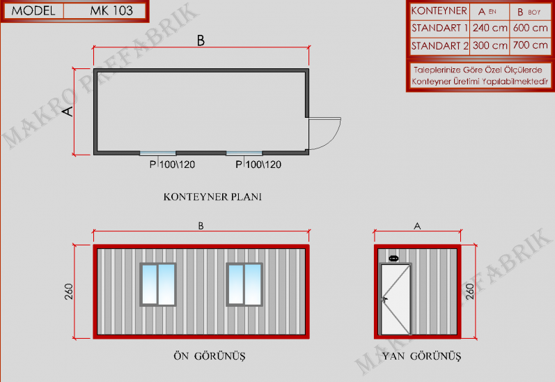 MK103 Konteyner