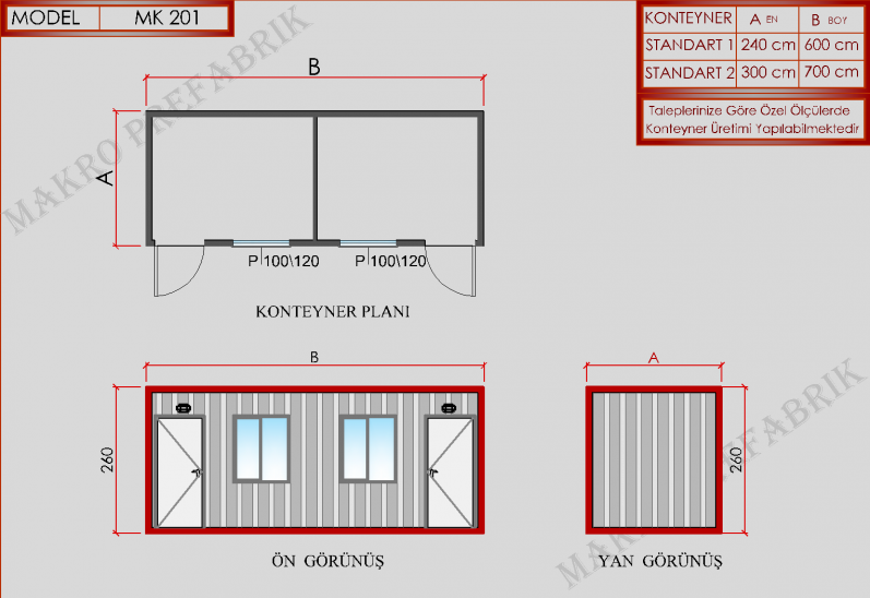 MK201 Konteyner