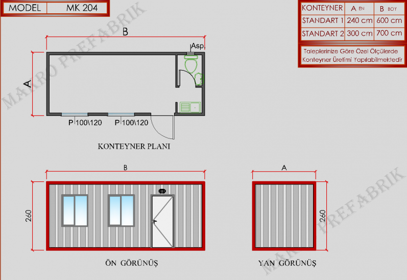 MK204 Konteyner