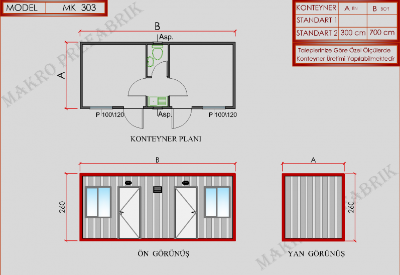 MK303 Konteyner